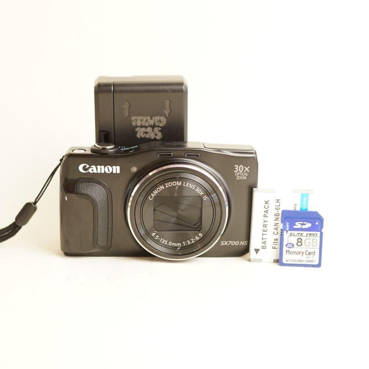 Canon PowerShot SX700 HS Digital Camera | 16.1MP | Tested & Working | Black