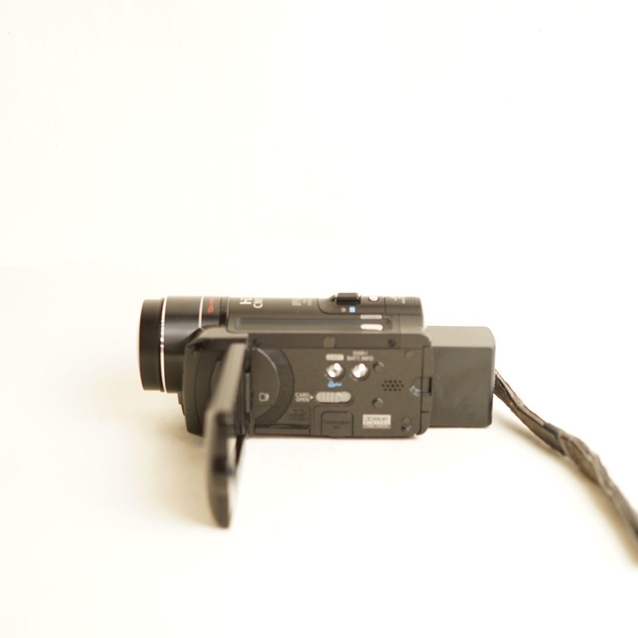 Canon VIXIA HF10 w/ 0.2x fisheye Camcorder | Tested & Working | Black