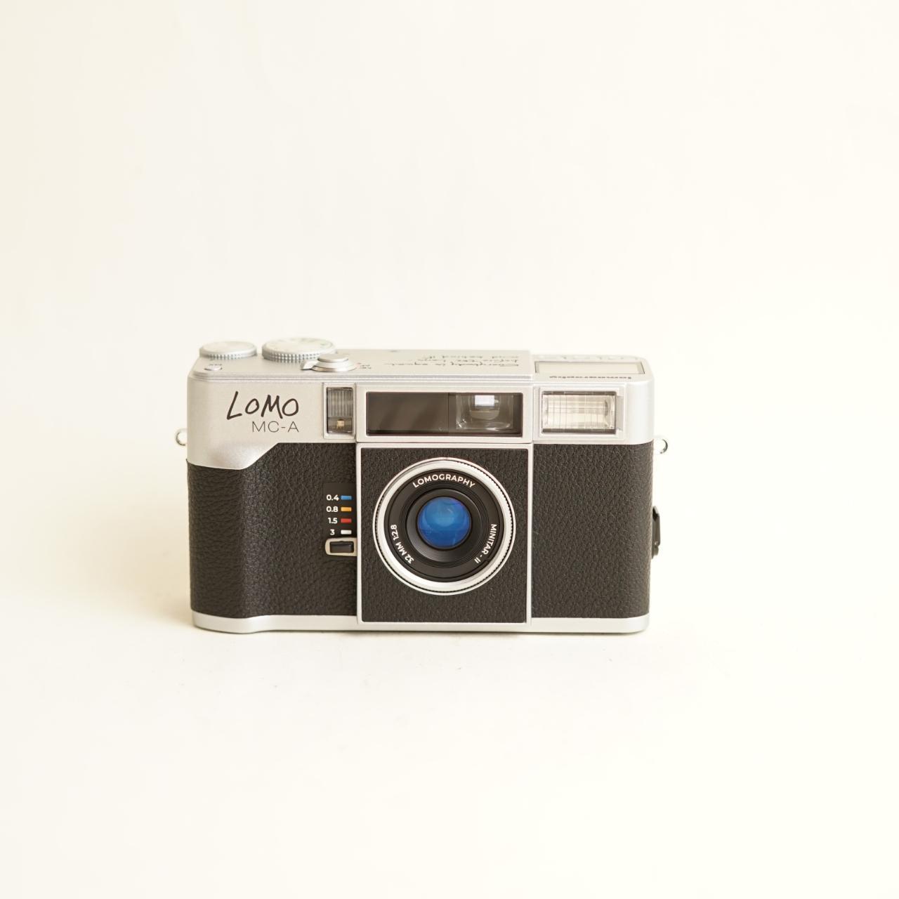 Lomo MC-A Film Camera | 35mm Point & Shoot | Tested & Working | Silver