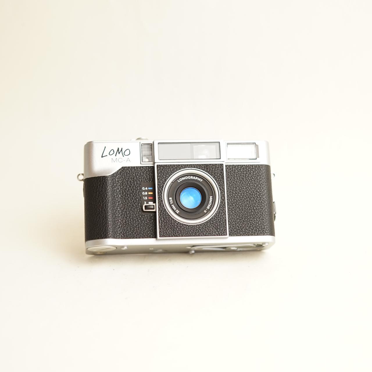 Lomo MC-A Film Camera | 35mm Point & Shoot | Tested & Working | Silver