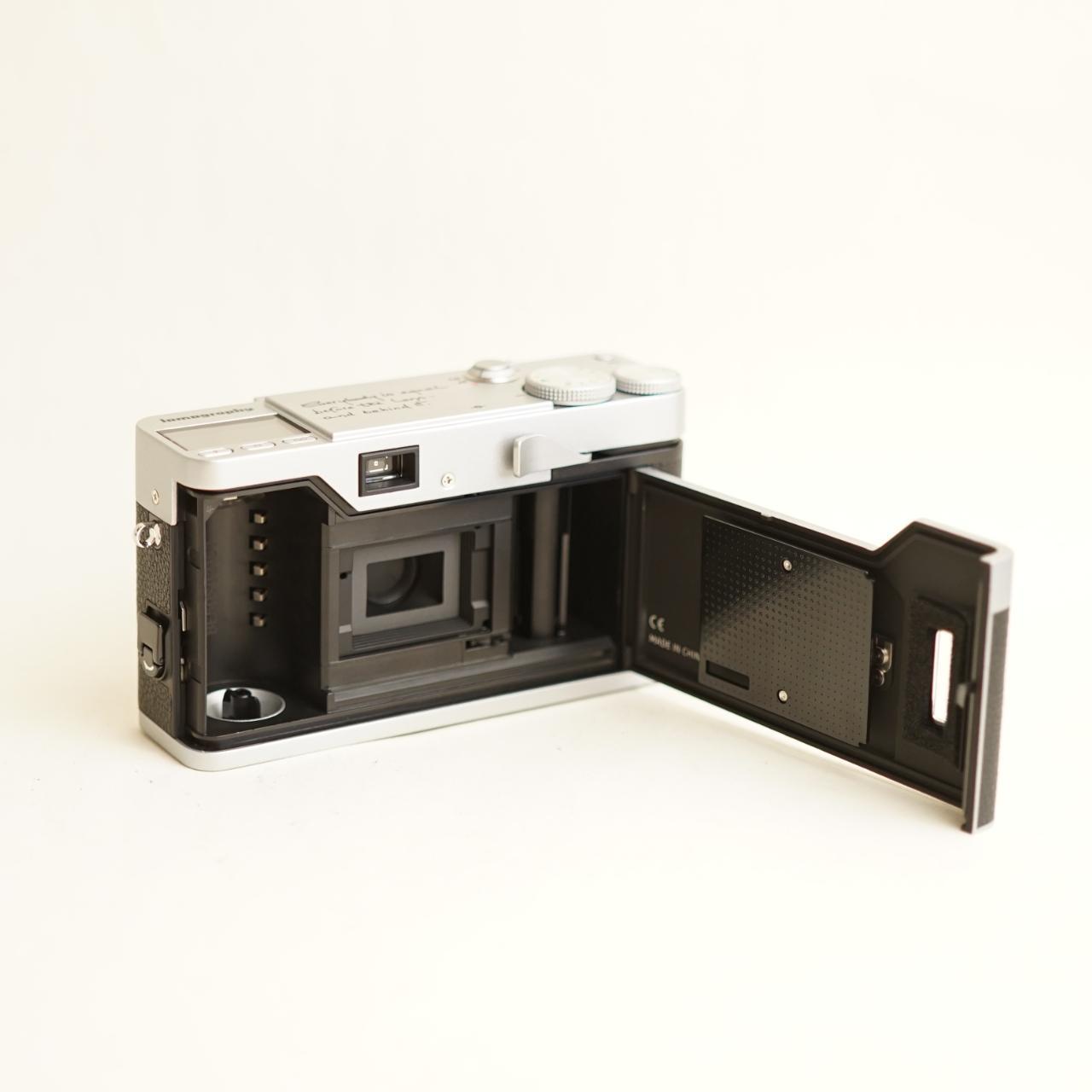 Lomo MC-A Film Camera | 35mm Point & Shoot | Tested & Working | Silver