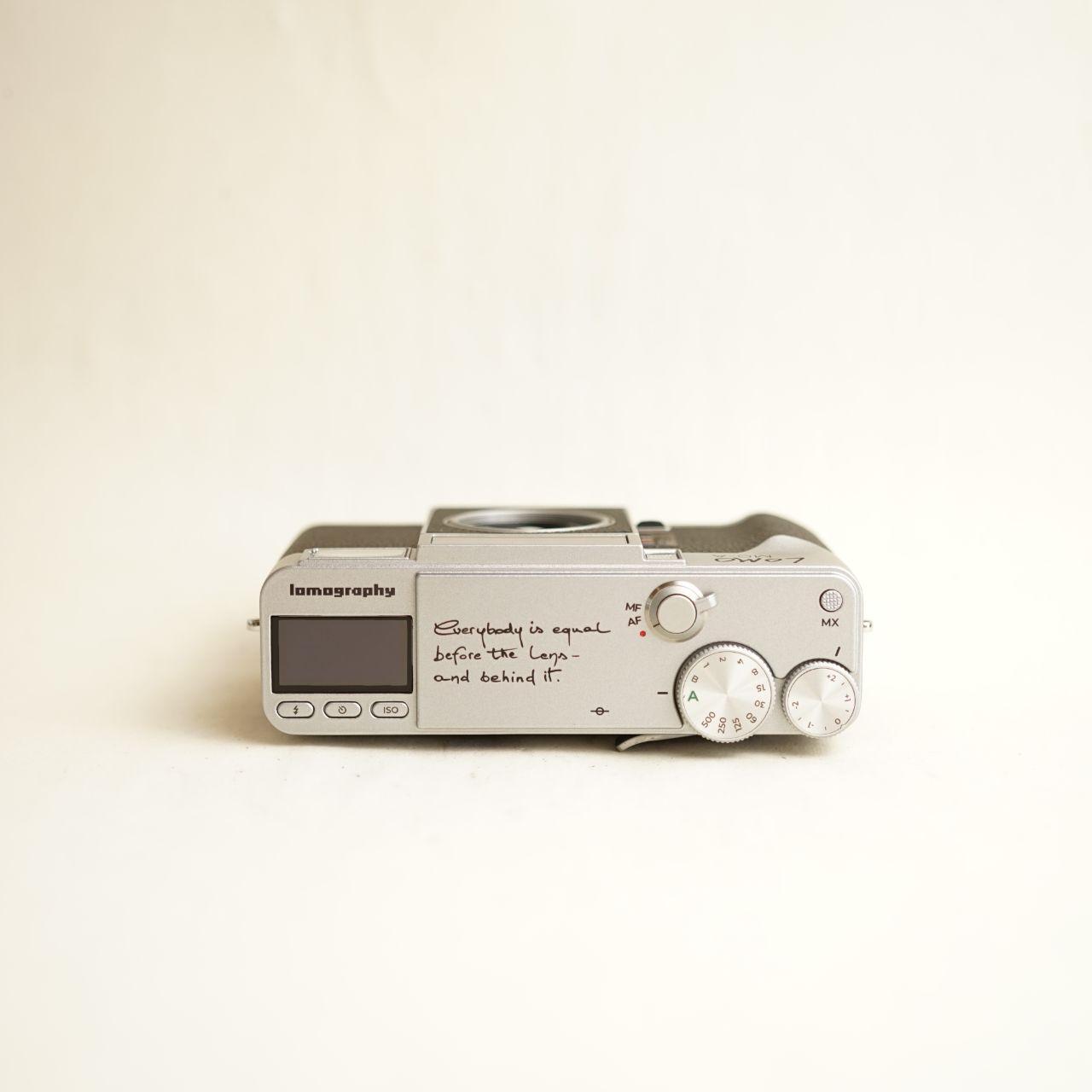 Lomo MC-A Film Camera | 35mm Point & Shoot | Tested & Working | Silver