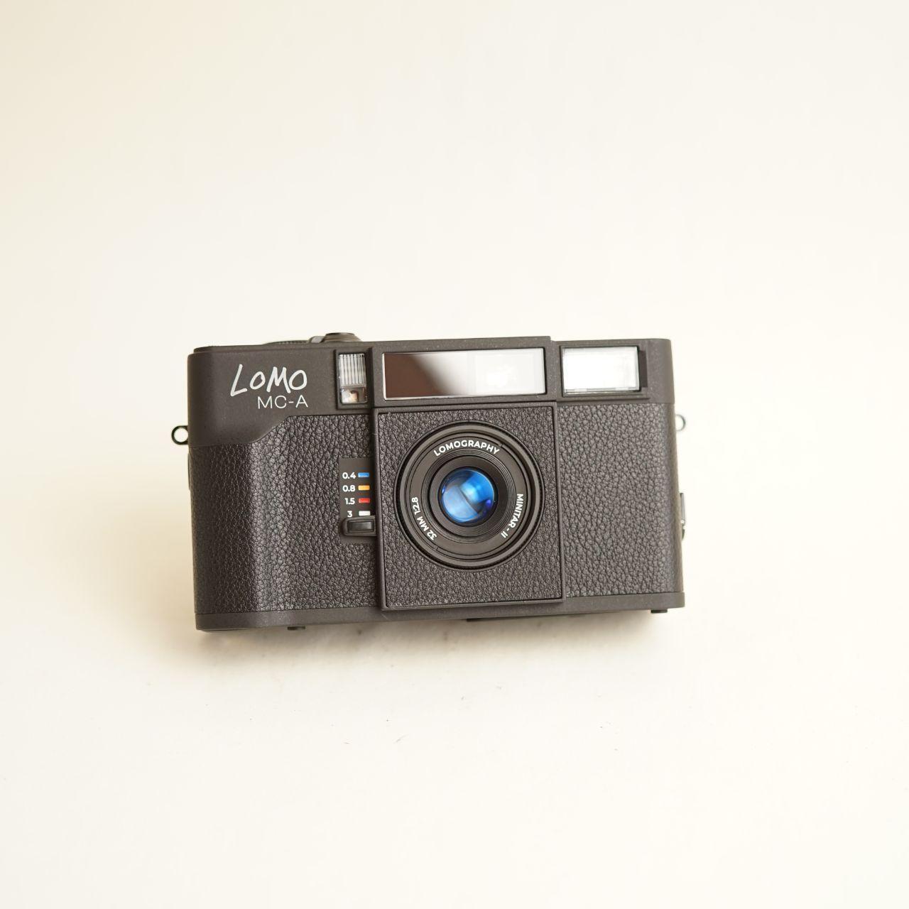 Lomo MC-A Film Camera | 35mm Point & Shoot | Tested & Working | Black
