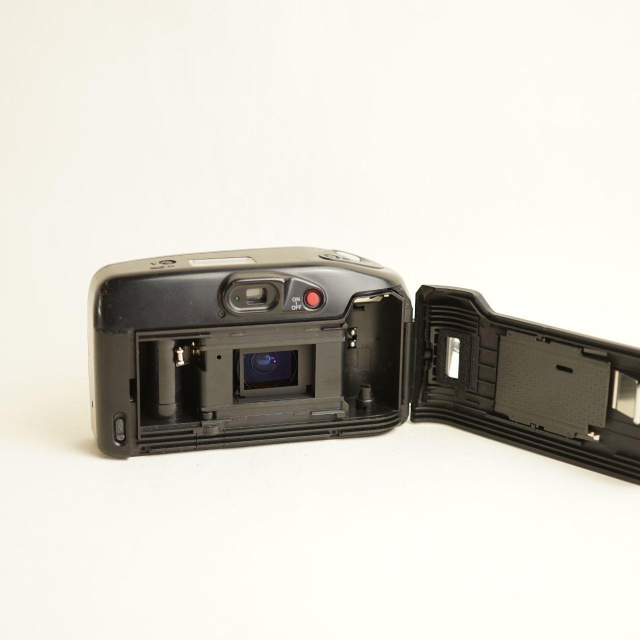 Canon Sure Shot Zoom-S Film Camera | 35mm Point & Shoot | Tested & Working | Black