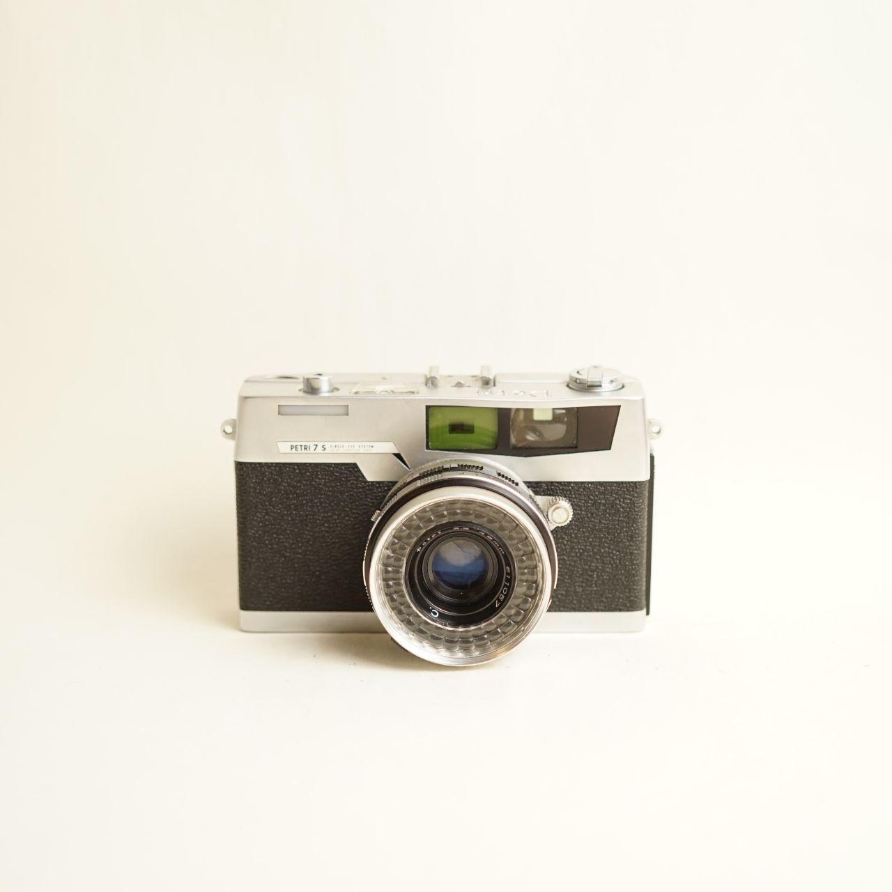 Petri 7S Film Camera | 35mm Rangefinder | Read Description | Silver & Black