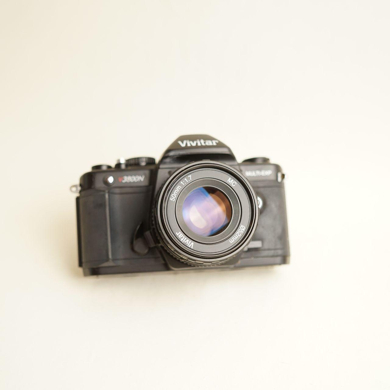 Vivitar V3800N Film Camera | 35mm SLR | Read Description | Black