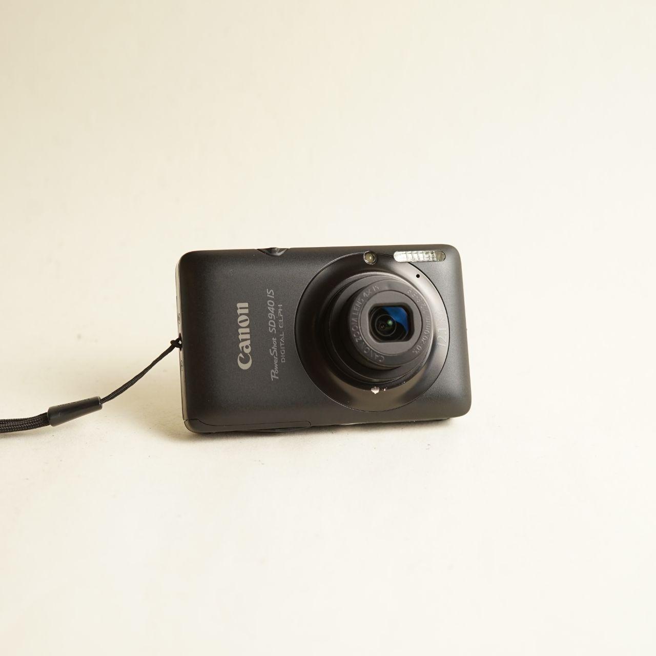 Canon PowerShot SD940 IS Digital Camera | 12.1MP | Tested & Working | Black