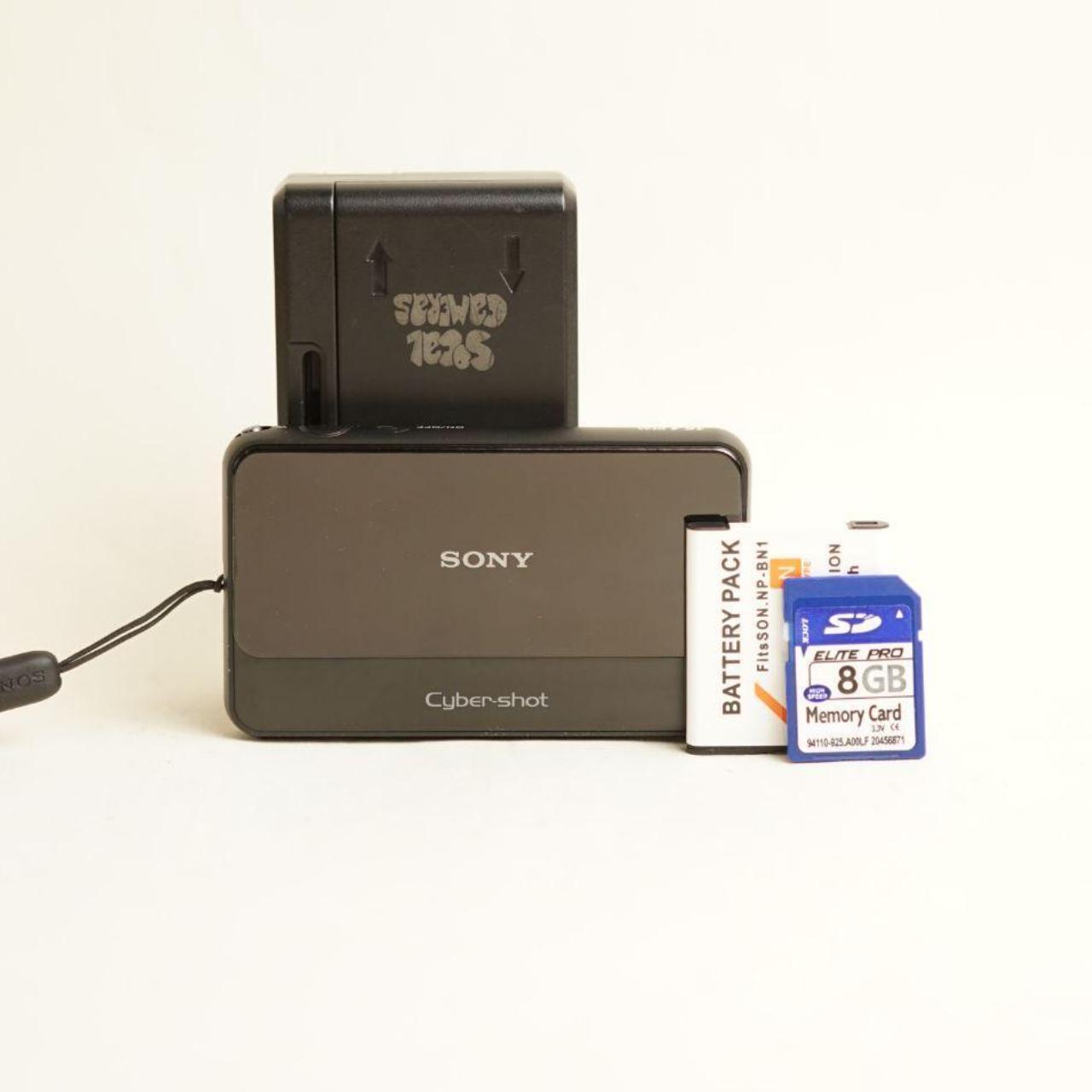 Sony Cyber-shot DSC-T110 Digital Camera | 16.1MP | Tested & Working | Black