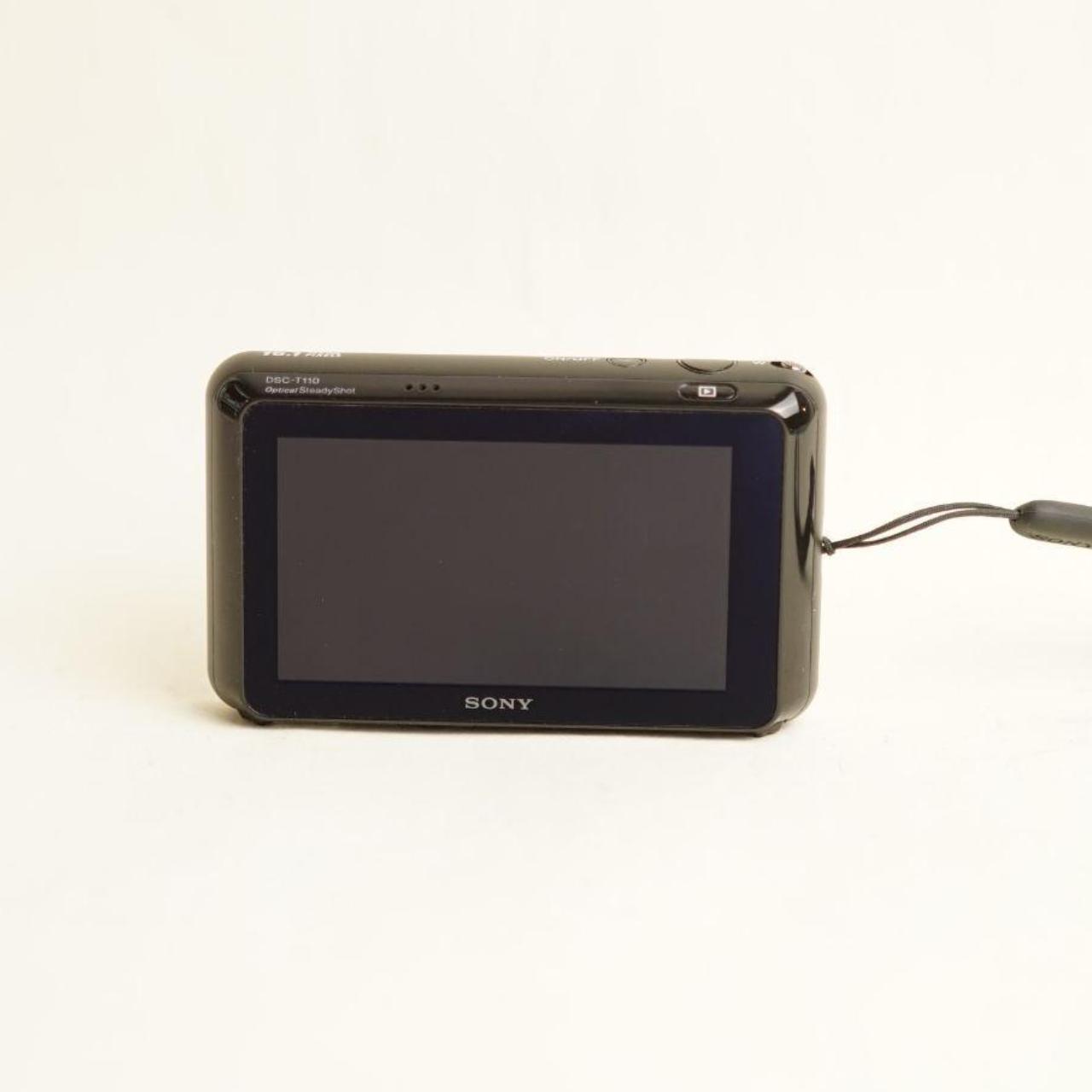 Sony Cyber-shot DSC-T110 Digital Camera | 16.1MP | Tested & Working | Black