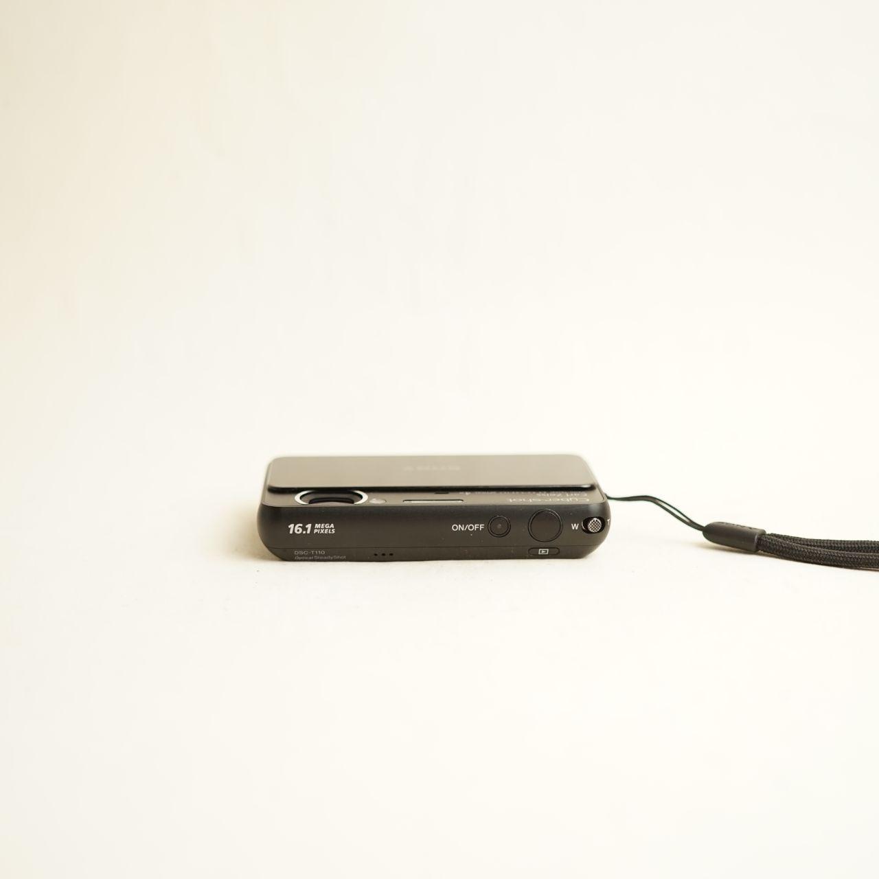 Sony Cyber-shot DSC-T110 Digital Camera | 16.1MP | Tested & Working | Black