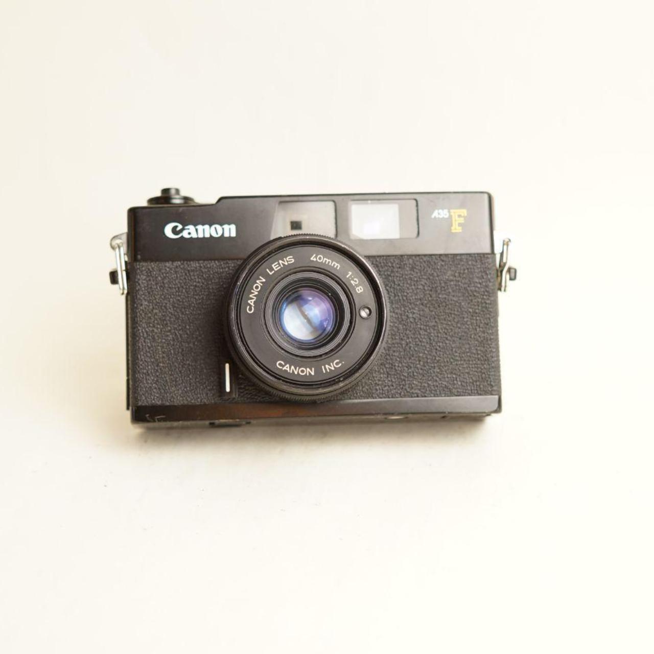 Canon A35F Film Camera | 35mm Rangefinder | Tested & Working | Black