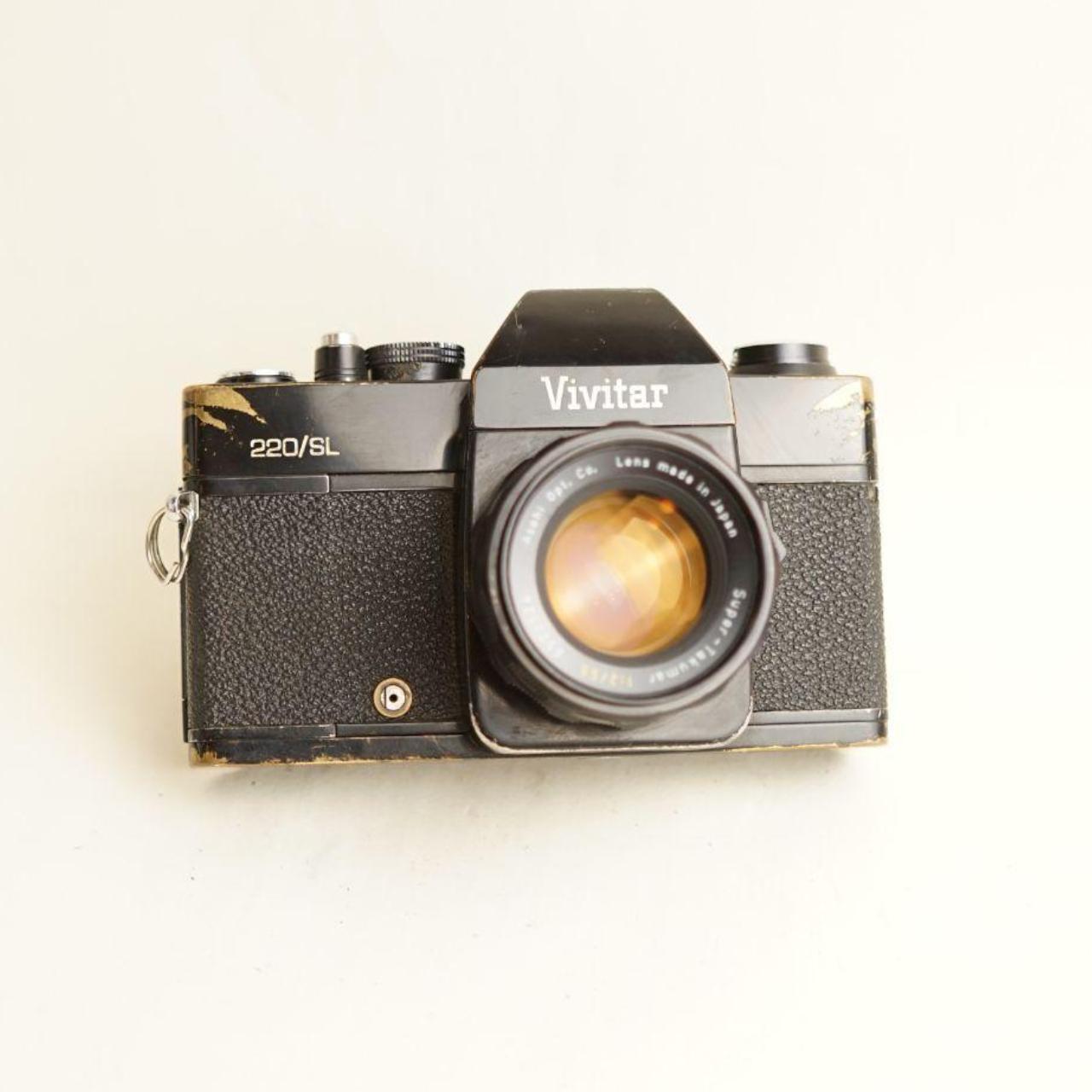 Vivitar 220/SL Film Camera | 35mm SLR | Tested & Working | Black