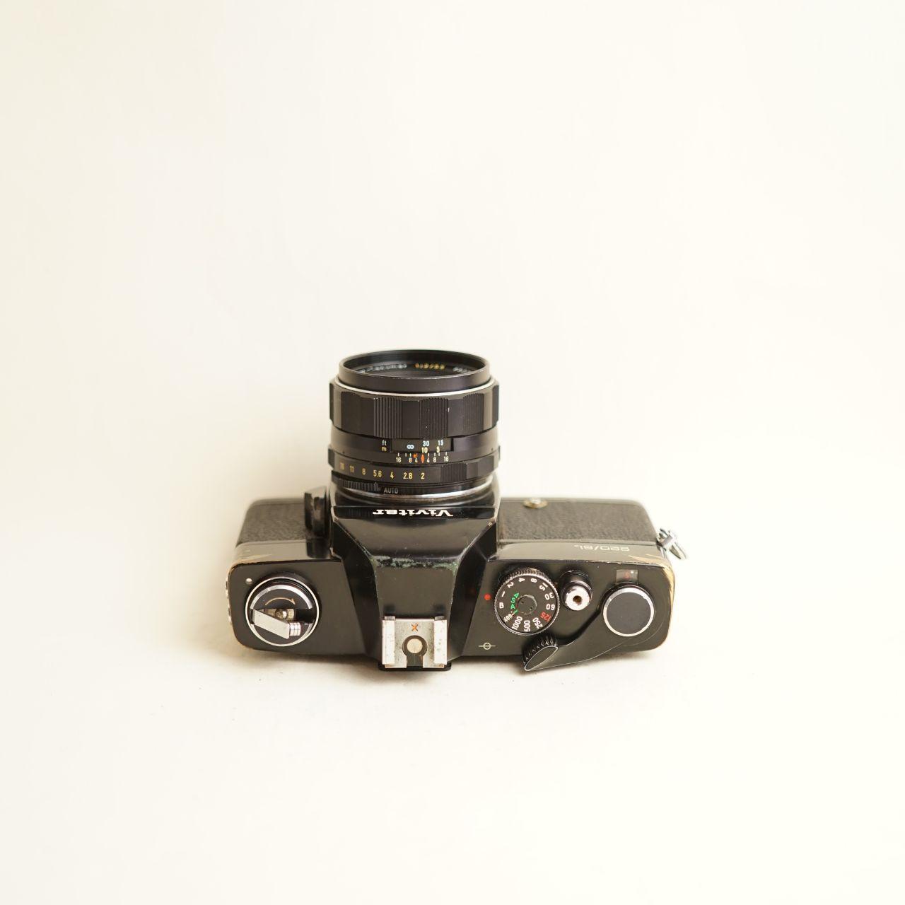 Vivitar 220/SL Film Camera | 35mm SLR | Tested & Working | Black