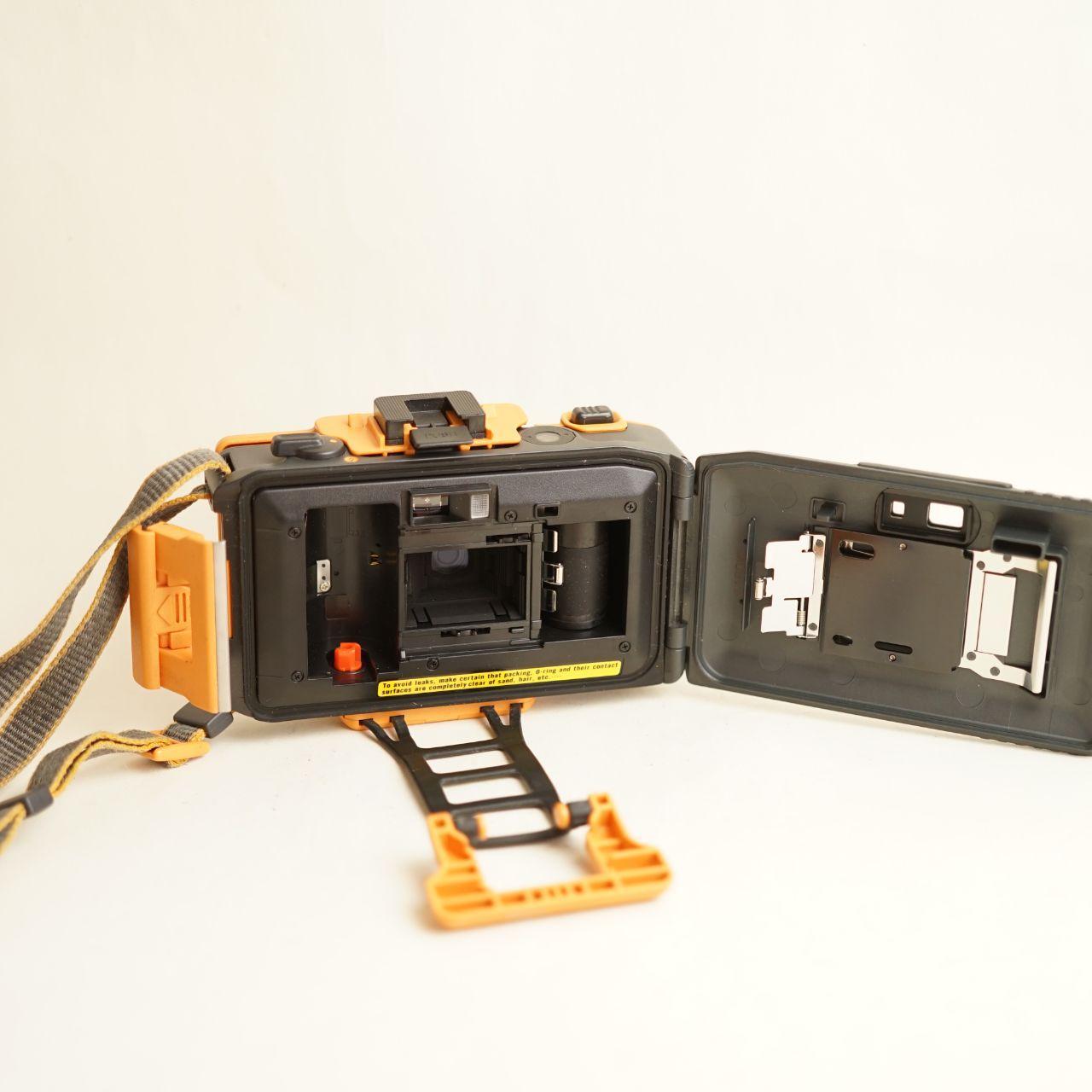 Canon Aqua Snappy (AS-6) Film Camera | 35mm Point & Shoot | Tested & Working | Yellow