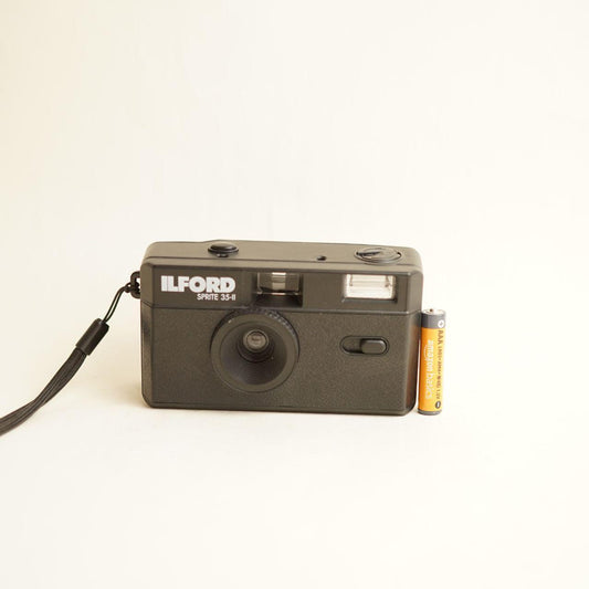 Ilford Sprite 35-II Film Camera | 35mm Point & Shoot | Tested & Working | Black