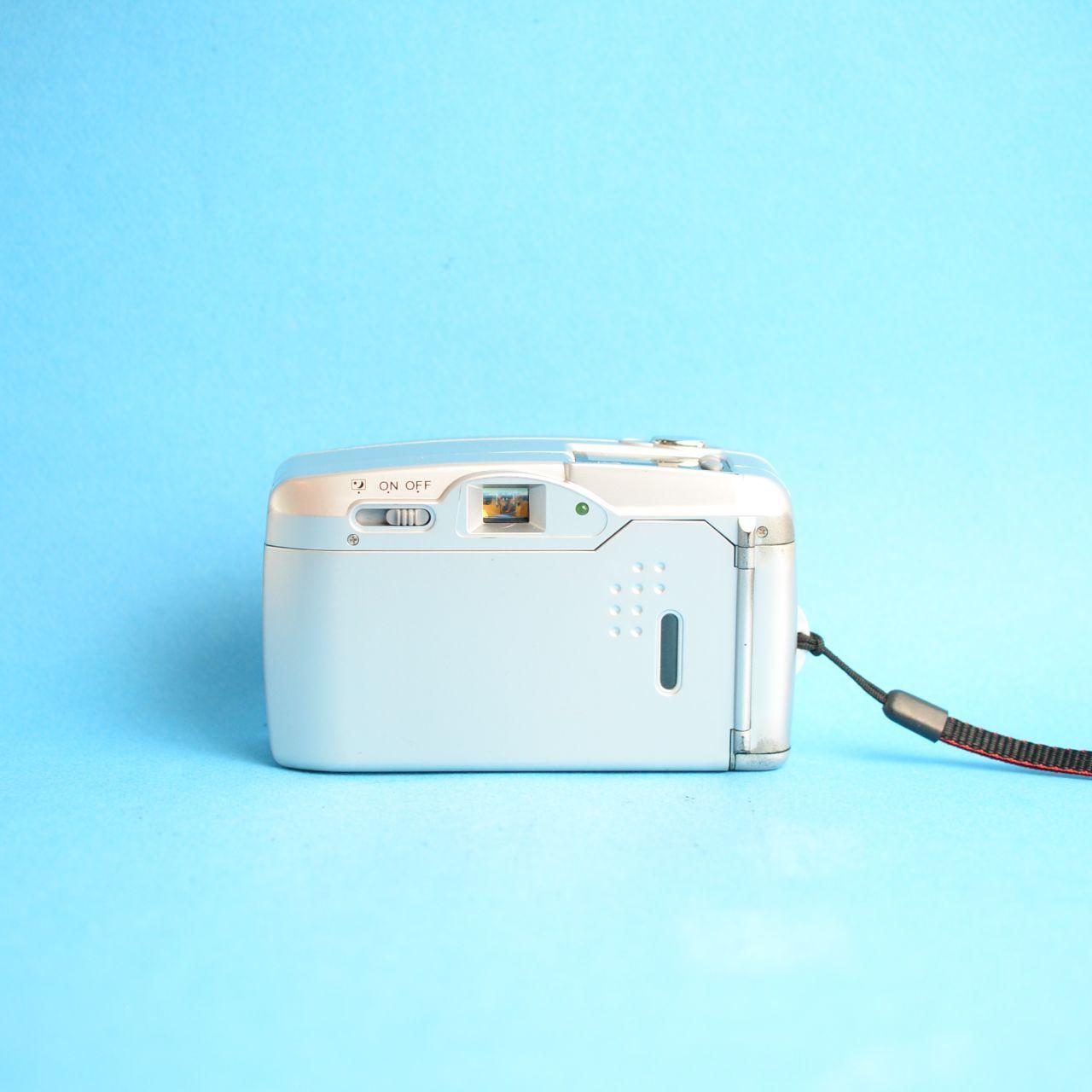 Polaroid PZ2001 Film Camera | 35mm Point & Shoot | Tested & Working | Silver