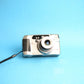 Ricoh R-130Z Film Camera | 35mm Point & Shoot | Tested & Working | Grey