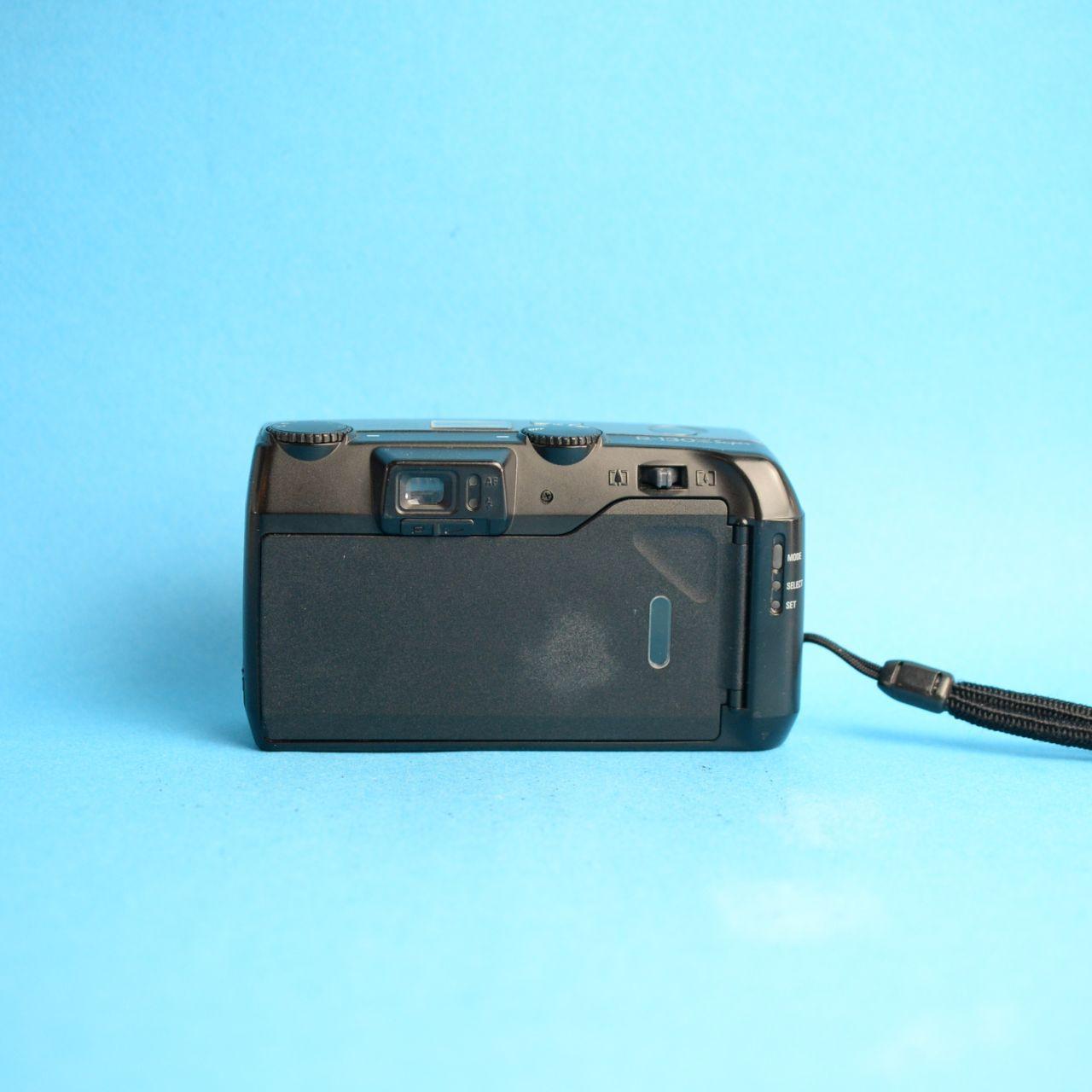 Ricoh R-130Z Film Camera | 35mm Point & Shoot | Tested & Working | Grey