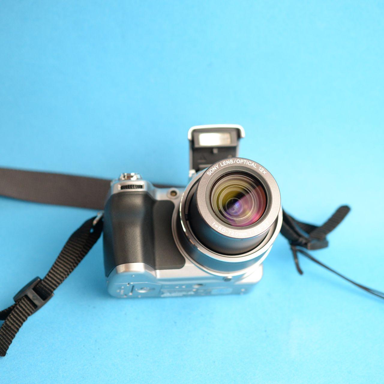 Sony Cyber-shot DSC-H1 Digital Camera | 5.1MP | Tested & Working | Silver