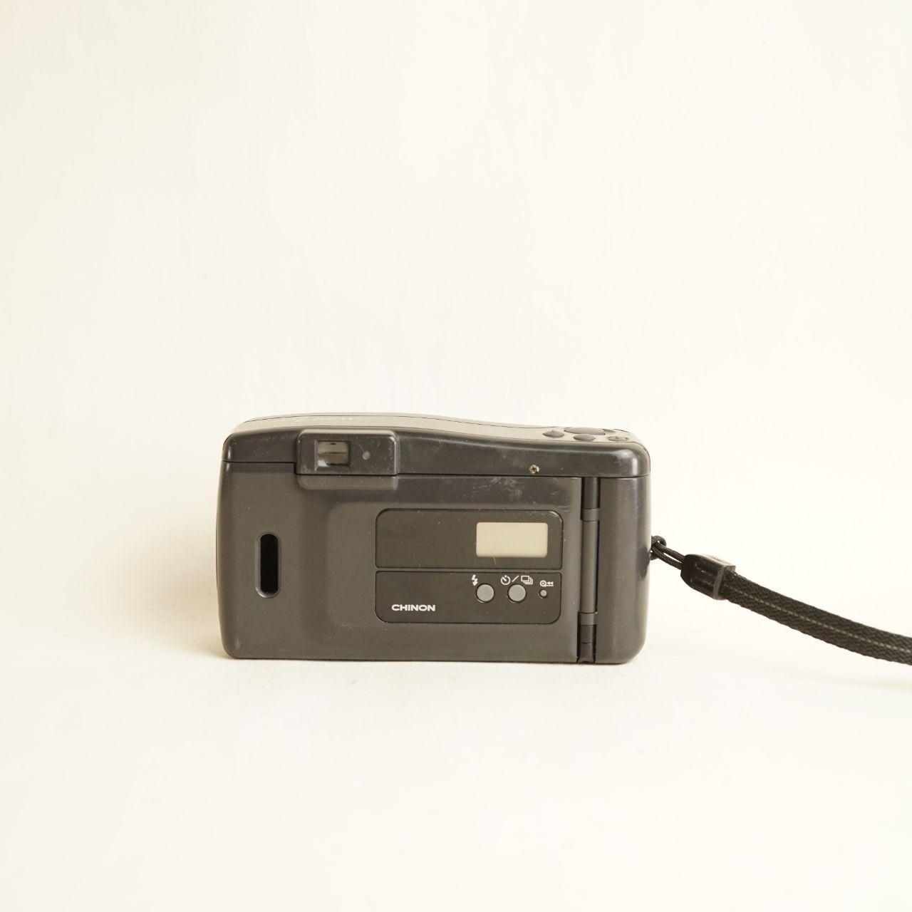 Chinon Pocket Zoom Film Camera | 35mm Point & Shoot | Tested & Working | Grey