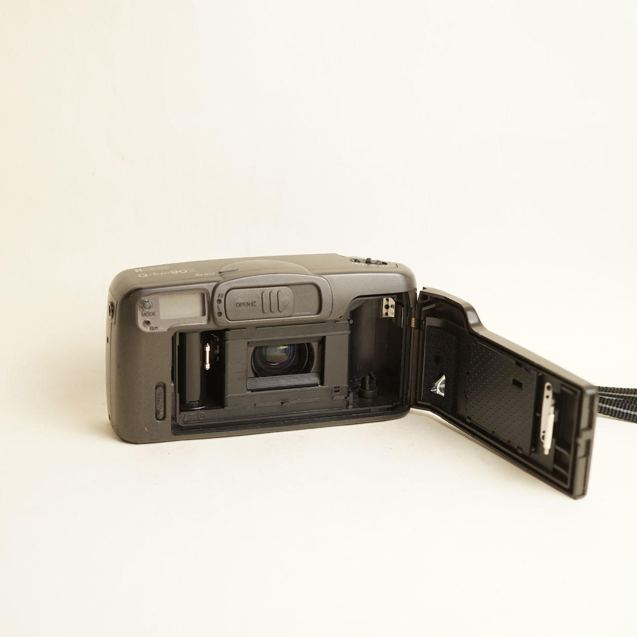 Ricoh Q-Super 90Z Film Camera | 35mm Point & Shoot | Tested & Working | Grey