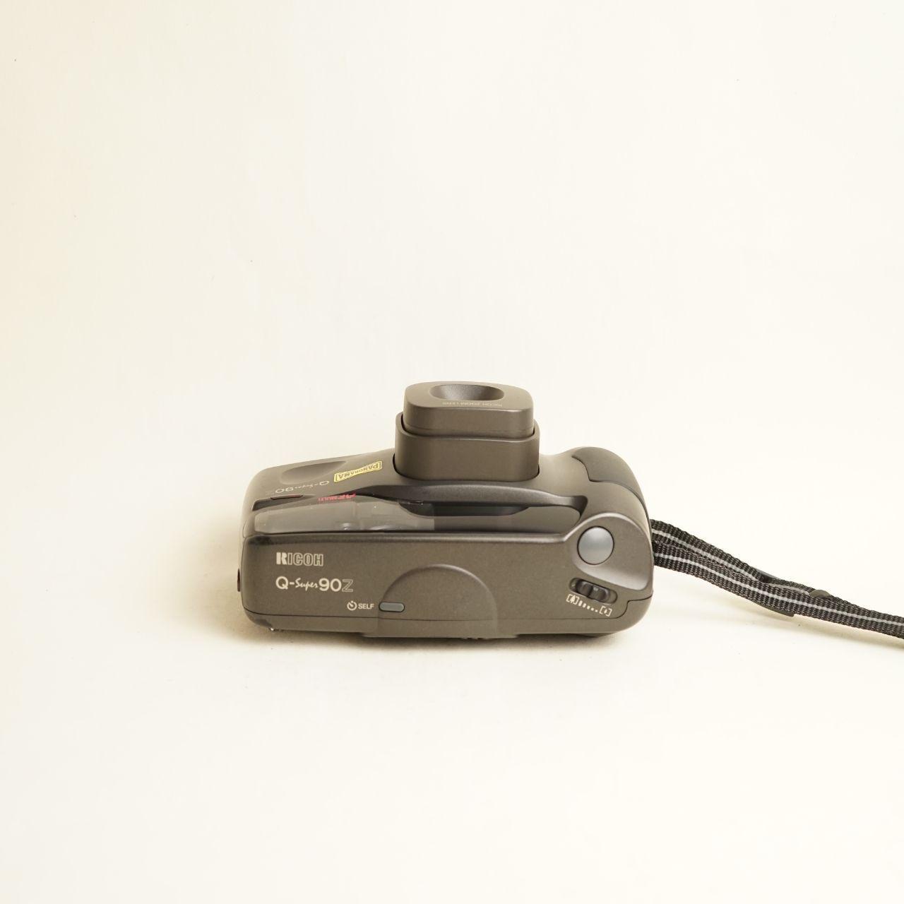 Ricoh Q-Super 90Z Film Camera | 35mm Point & Shoot | Tested & Working | Grey