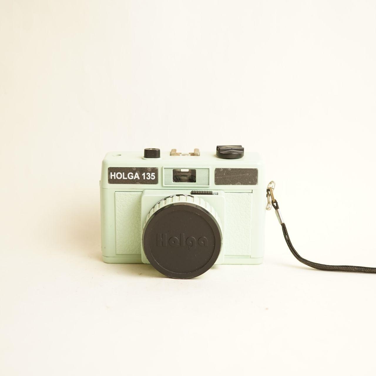 Holga 135 Film Camera | 35mm Point & Shoot | Tested & Working | Green