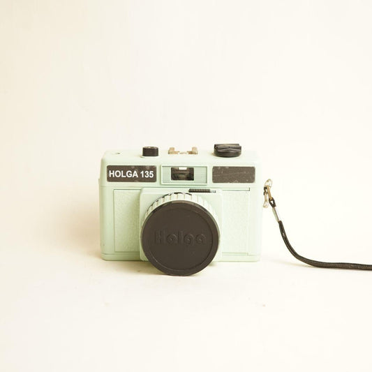 Holga 135 Film Camera | 35mm Point & Shoot | Tested & Working | Green