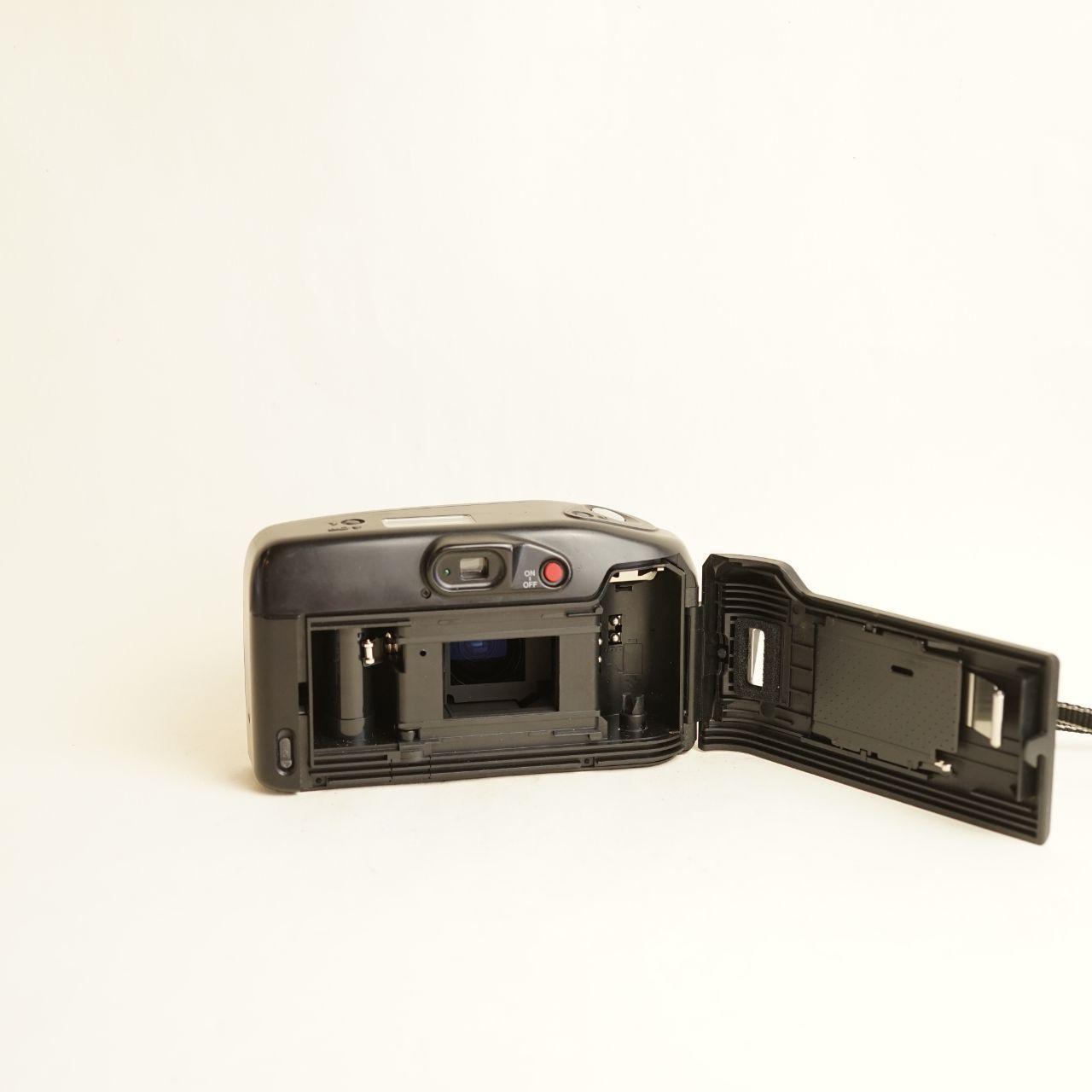 Canon Sure Shot Zoom-S Film Camera | 35mm Point & Shoot | Read Description | Black