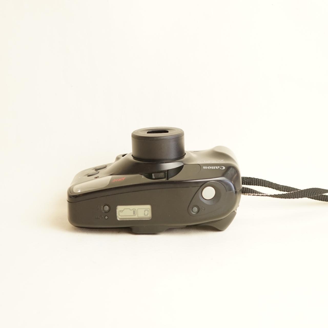 Canon Sure Shot Zoom-S Film Camera | 35mm Point & Shoot | Read Description | Black