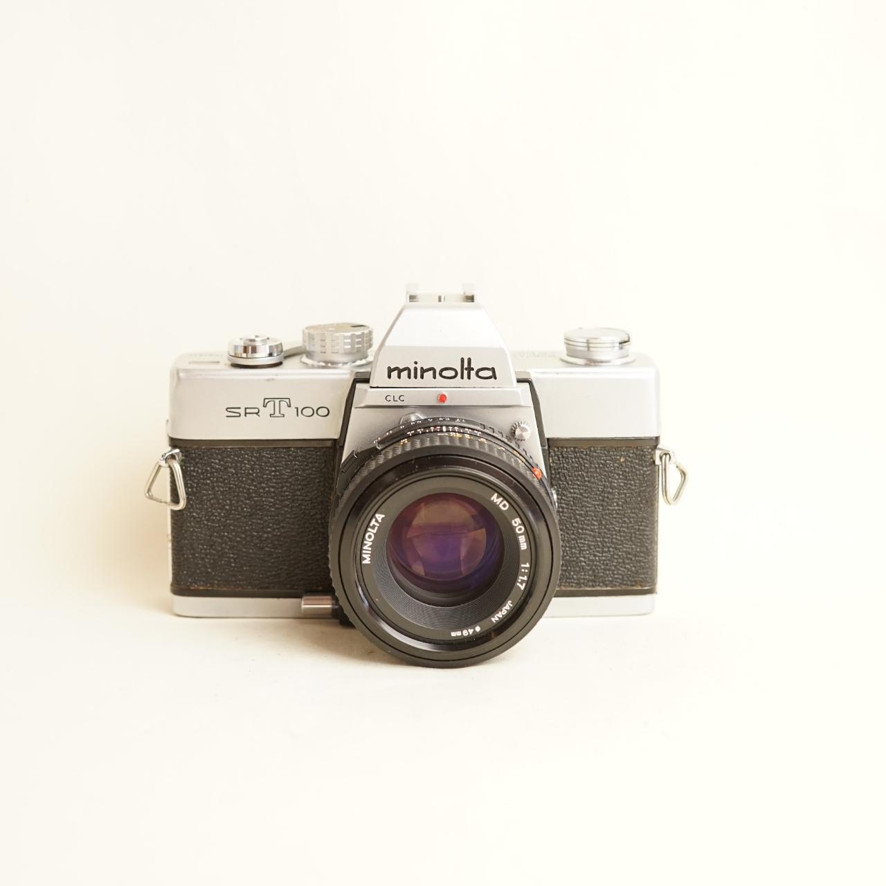 Minolta SRT-100 Film Camera | FULL CLA | 35mm SLR | Tested & Working | Silver