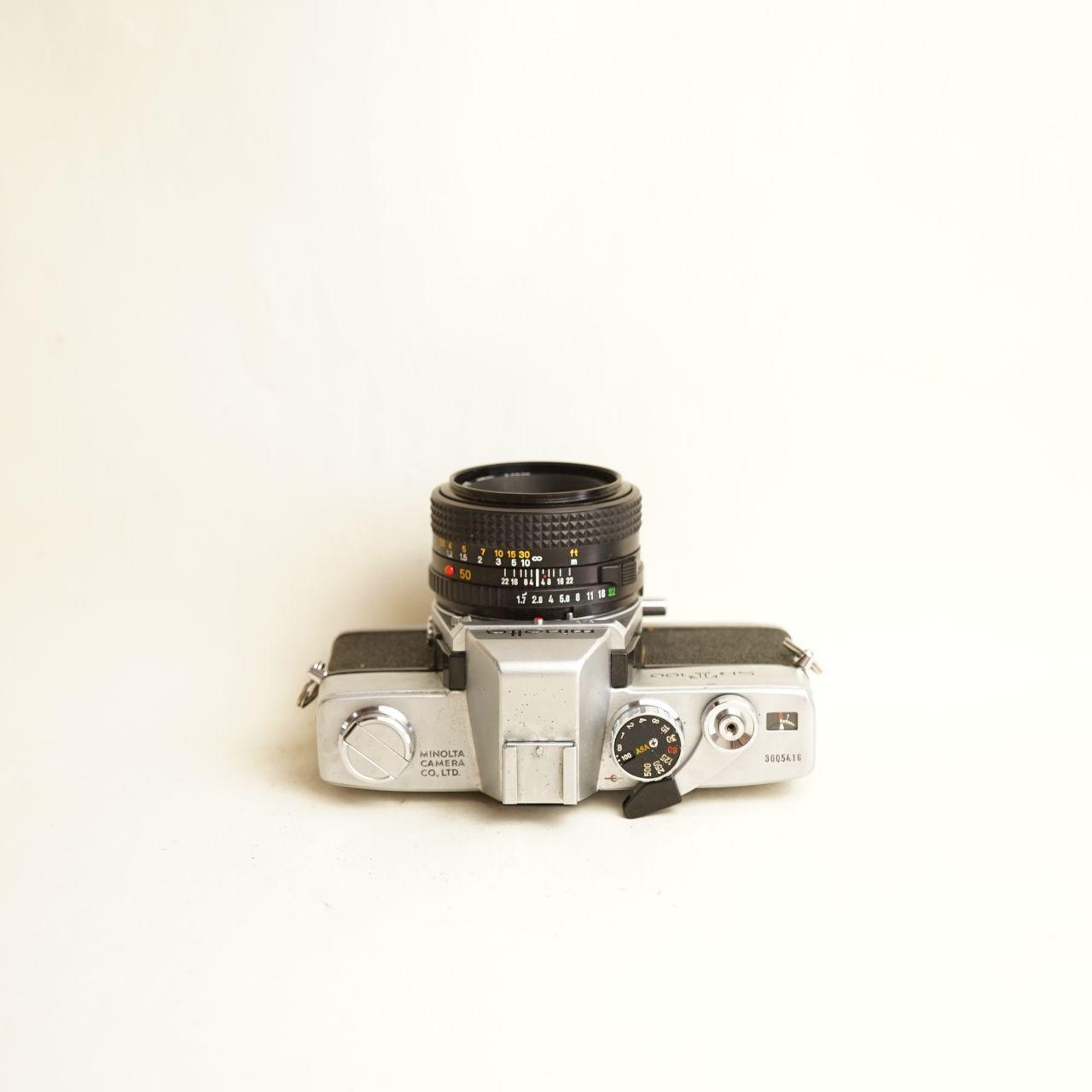 Minolta SRT-100 Film Camera | FULL CLA | 35mm SLR | Tested & Working | Silver
