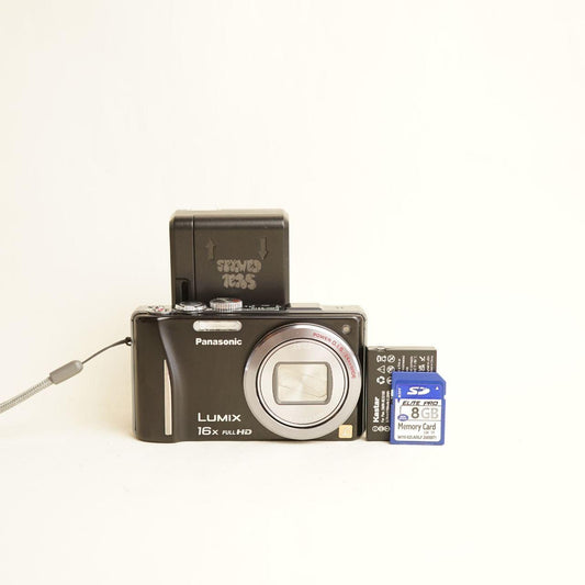 Panasonic Lumix DMC-ZS10 Digital Camera | 14.1MP | Read Description | Black