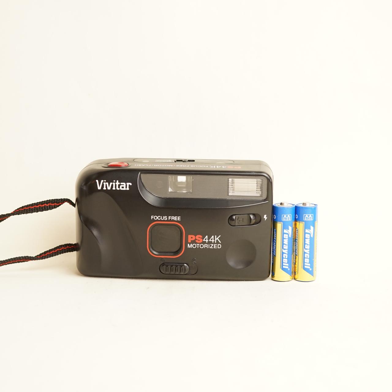 Vivitar PS44K Film Camera | 35mm Point & Shoot | Tested & Working | Black