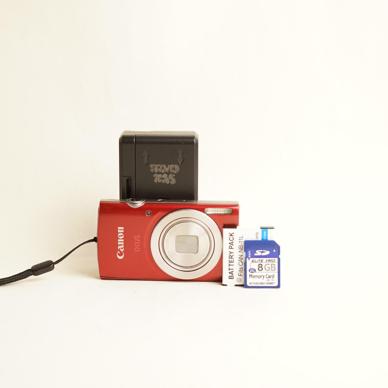 Canon PowerShot IXUS 185 (ELPH 185) Digital Camera | 20.0MP | Tested & Working | Red