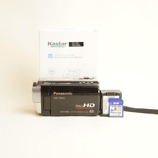 Panasonic HDC-TM15 Camcorder | Tested & Working | Black