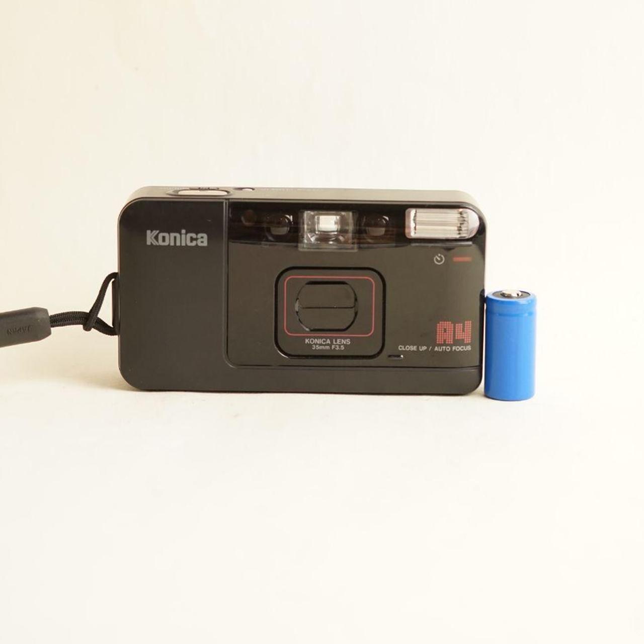 Konica A4 Film Camera | 35mm Point & Shoot | Tested & Working | Black