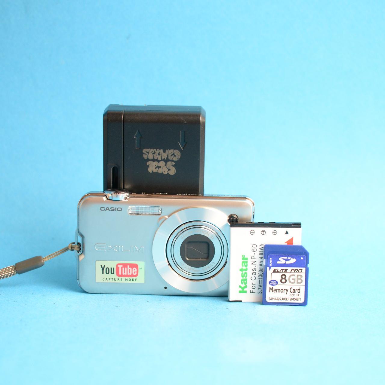Casio Exilim EX-S12 Digital Camera | 12.1MP | Tested & Working | Silver