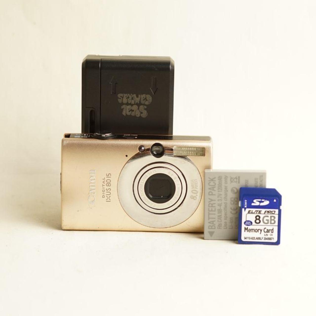 Canon IXUS 80 IS Digital Camera | 8.0MP | Read Description | Gold