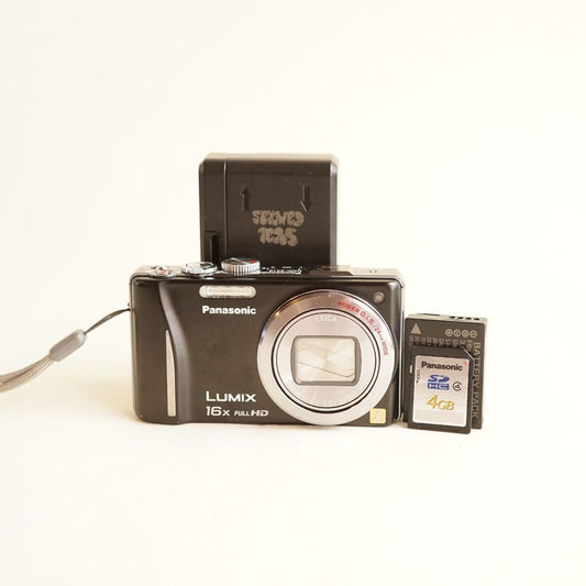 Panasonic Lumix DMC-ZS10 Digital Camera | 14.1MP | Read Description | Black