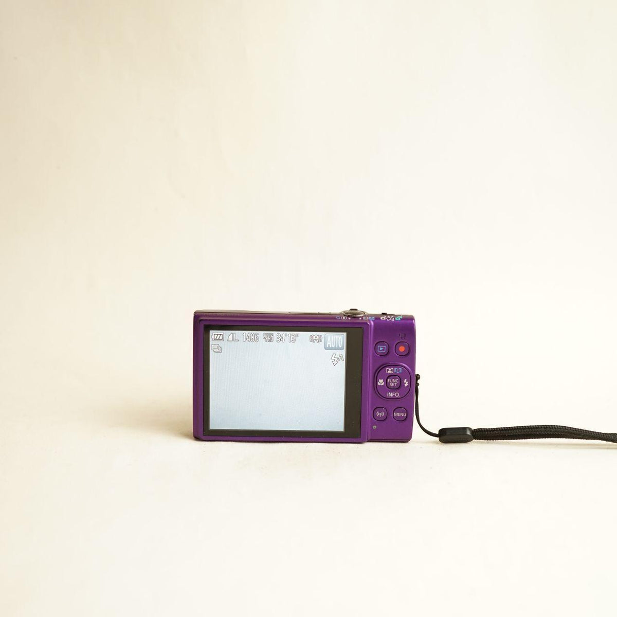 Canon PowerShot ELPH 360 HS Digital Camera | 20.2MP | Tested & Working | Purple