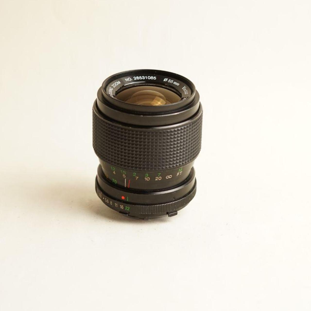 Vivitar 35-70mm f/2.8-3.8 Macro Zoom Lens | Minolta MD Mount | 55mm | Tested & Working