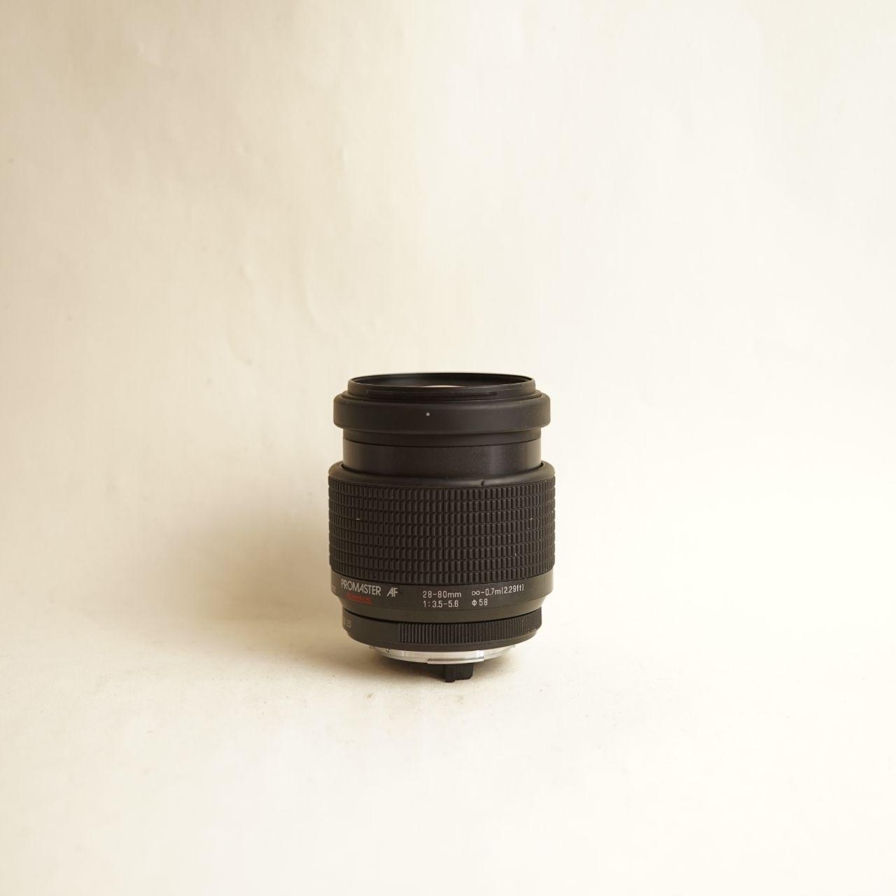 Promaster AF 28-80mm f/3.5-5.6 Zoom Lens | Pentax FA Mount | Tested & Working