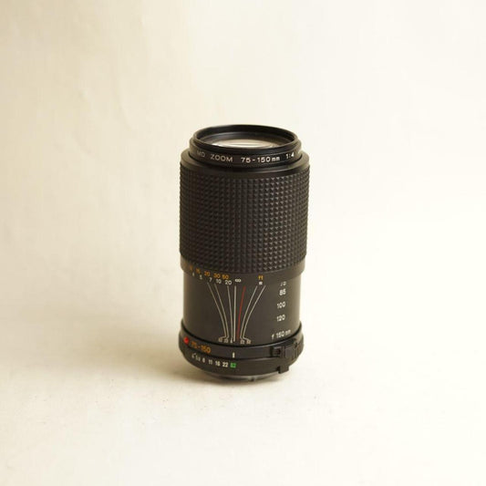 Minolta MD 75-150mm f/4 Zoom Lens | Minolta MD Mount | 49mm | Tested & Working | Black