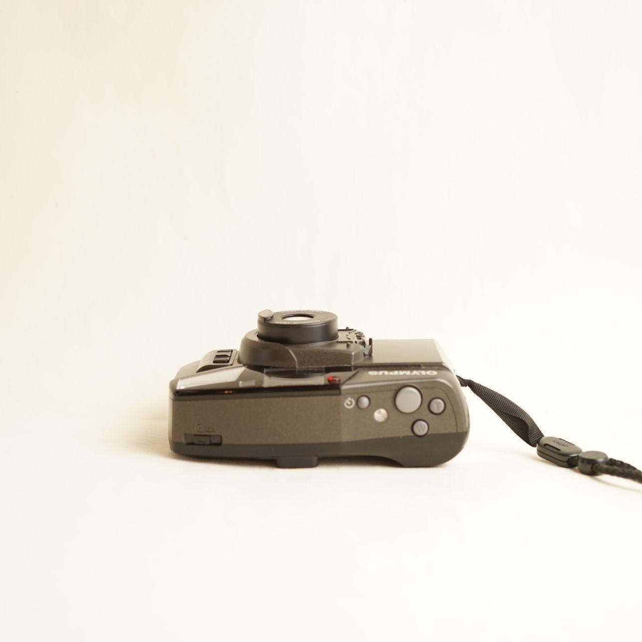Olympus Accura Zoom 70 Film Camera | 35mm Point & Shoot | Tested & Working | Grey