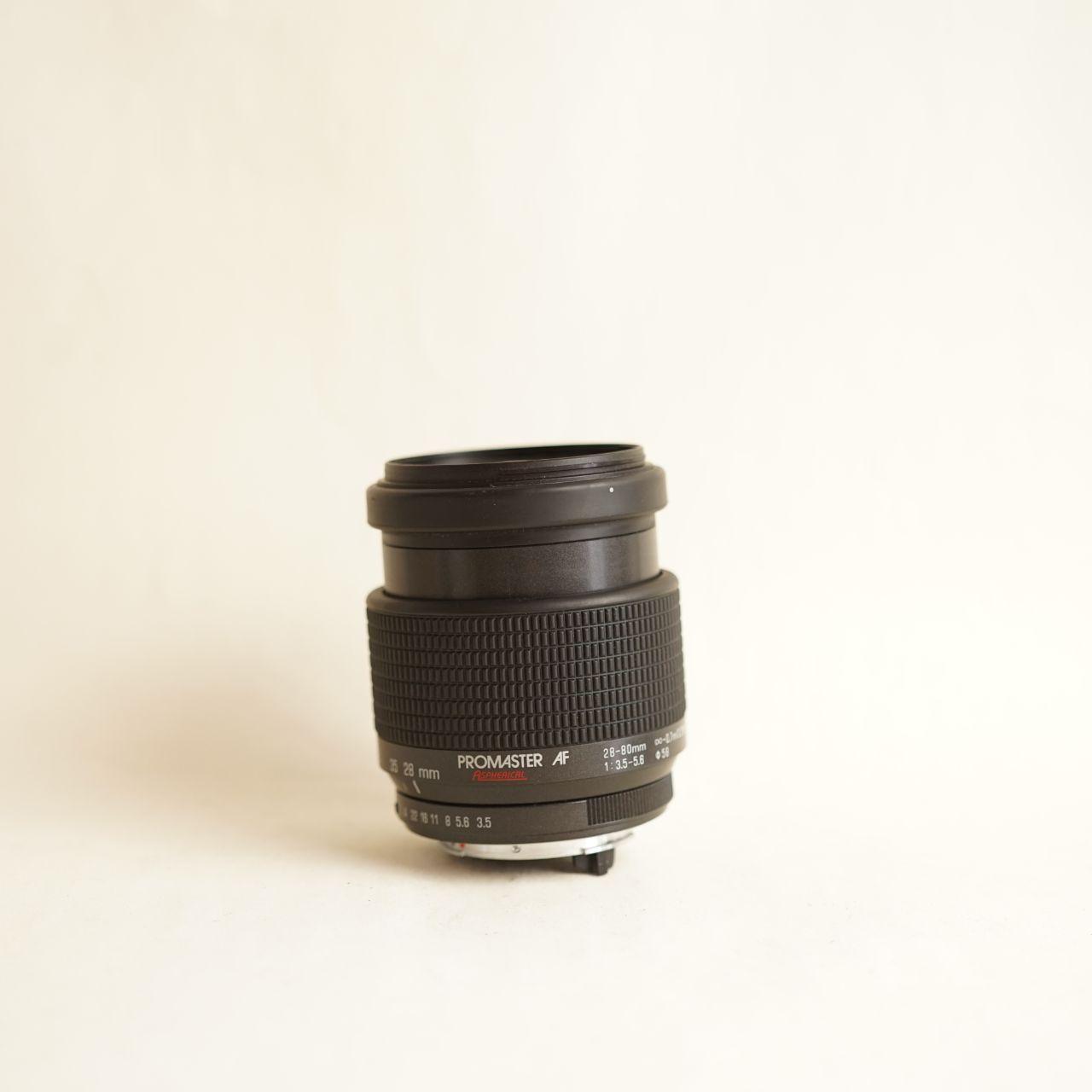 Promaster AF 28-80mm Zoom Lens | Pentax FA Mount | 35mm SLR Lens | Tested & Working | Black