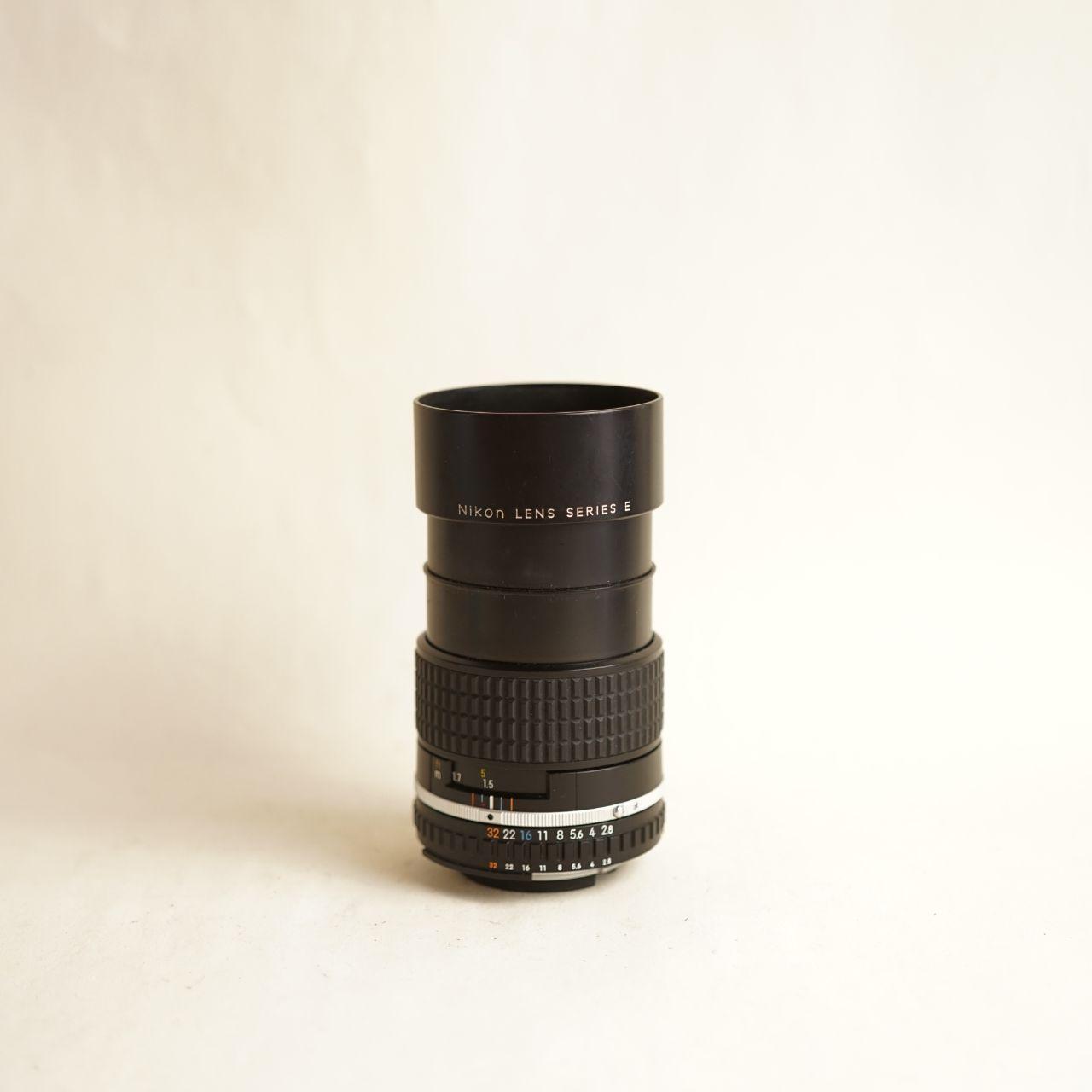 Nikon Series E 135mm f/2.8 Lens | Nikon F Mount | 35mm SLR Prime | Tested & Working | Black