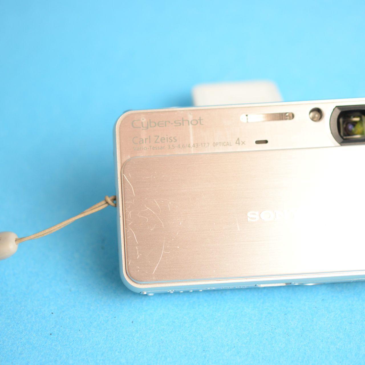 Sony Cyber-shot DSC-T99 Digital Camera | 14.1MP | Tested & Working | Silver