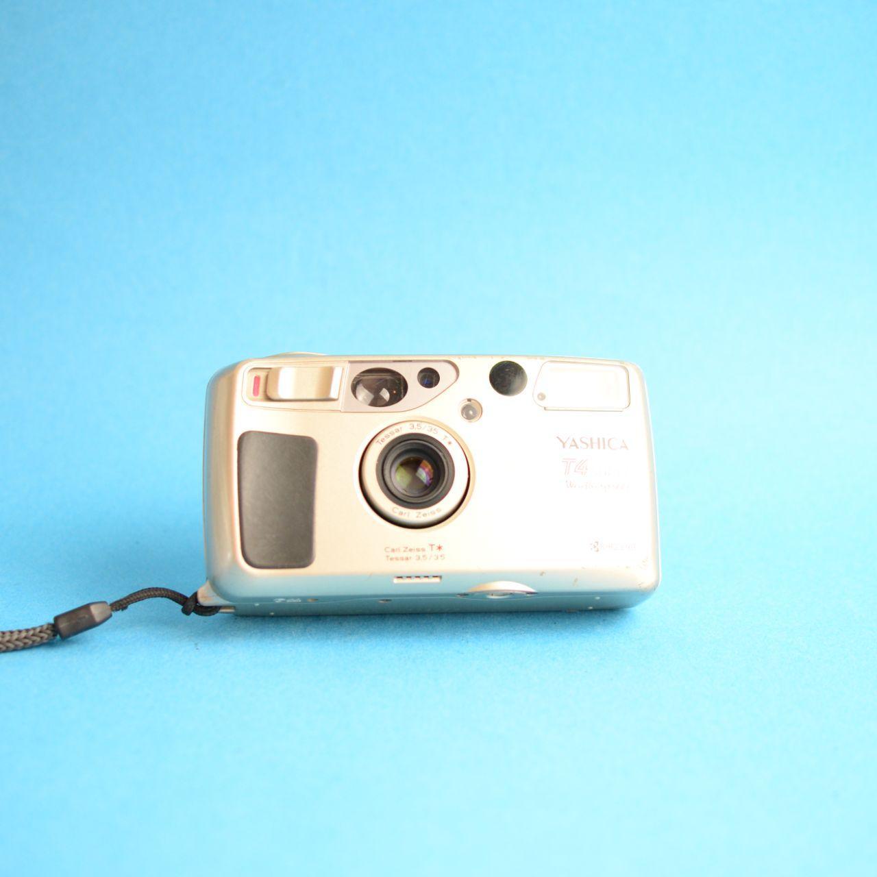 Yashica T4 Super Weatherproof Film Camera | 35mm Point & Shoot | Tested & Working | Gold