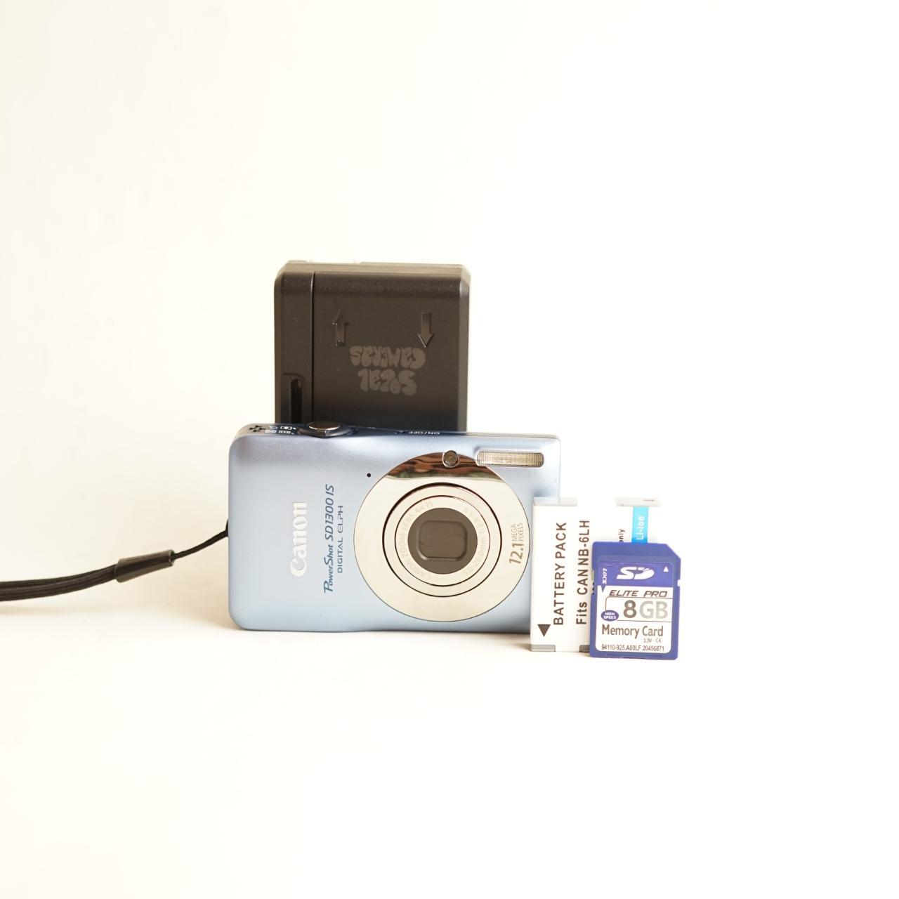 Canon PowerShot SD1300 IS Digital Camera | 12.1MP | Read Description | Blue